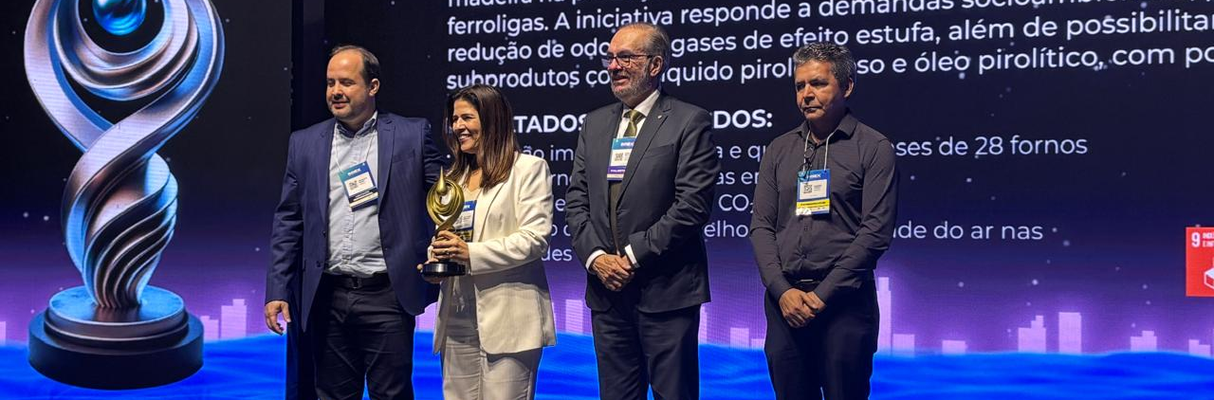 Prêmio FIEB 2025: Ferbasa vence categoria Tecnologias Sustentáveis